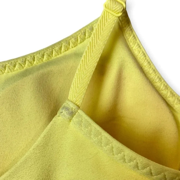Under Armour Neon  Yellow Tank with Bra - Picture 8 of 9